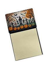 Load image into Gallery viewer, Papel Picado Skeletons Spooky Halloween Sticky Note Holder- Refiilable Desk Accessory Note Pad