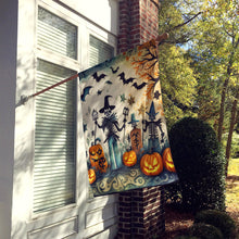 Load image into Gallery viewer, Papel Picado Skeletons Spooky Halloween House Flag