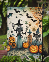 Load image into Gallery viewer, Papel Picado Skeletons Spooky Halloween Garden Flag – Outdoor Decorative Yard Flag