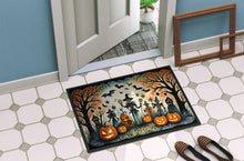 Load image into Gallery viewer, Papel Picado Skeletons Spooky Halloween Doormat -  18x27 Decorative Floor Mat – Indoor/Outdoor Rug
