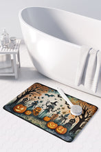 Load image into Gallery viewer, Papel Picado Skeletons Spooky Halloween Memory Foam Kitchen Mat