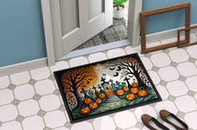 Load image into Gallery viewer, Papel Picado Skeletons Spooky Halloween Doormat -  18x27 Decorative Floor Mat – Indoor/Outdoor Rug