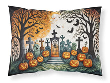 Load image into Gallery viewer, Papel Picado Skeletons Spooky Halloween Fabric Standard Pillowcase – Artistic Decorative Front, White Back