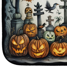 Load image into Gallery viewer, Pet Cemetery Spooky Halloween Dish Drying Mat
