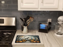 Load image into Gallery viewer, Pet Cemetery Spooky Halloween Glass Cutting Boards – Durable, Decorative Kitchen Art Large