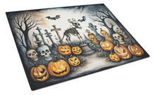 Load image into Gallery viewer, Pet Cemetery Spooky Halloween Glass Cutting Boards – Durable, Decorative Kitchen Art Large