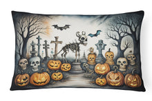 Load image into Gallery viewer, Pet Cemetery Spooky Halloween Fabric Decorative Pillow