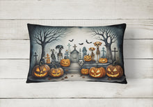 Load image into Gallery viewer, Pet Cemetery Spooky Halloween Fabric Decorative Pillow