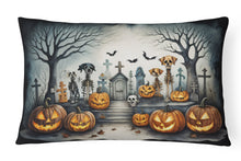 Load image into Gallery viewer, Pet Cemetery Spooky Halloween Fabric Decorative Pillow