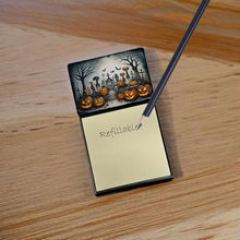 Load image into Gallery viewer, Pet Cemetery Spooky Halloween Sticky Note Holder- Refiilable Desk Accessory Note Pad