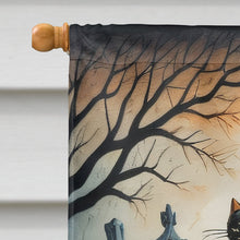 Load image into Gallery viewer, Cat Cemetery Spooky Halloween House Flag