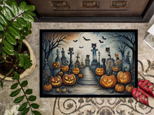 Load image into Gallery viewer, Cat Cemetery Spooky Halloween Doormat - 24x36 Decorative Floor Mat – Indoor/Outdoor Rug with Artistic Flair