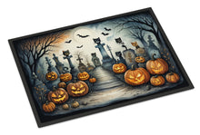 Load image into Gallery viewer, Cat Cemetery Spooky Halloween Doormat - 24x36 Decorative Floor Mat – Indoor/Outdoor Rug with Artistic Flair
