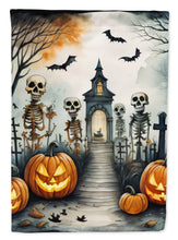 Load image into Gallery viewer, Skeleton Spooky Halloween House Flag