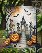 Load image into Gallery viewer, Skeleton Spooky Halloween Garden Flag – Outdoor Decorative Yard Flag