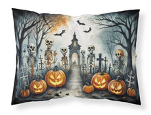Load image into Gallery viewer, Skeleton Spooky Halloween Fabric Standard Pillowcase – Artistic Decorative Front, White Back