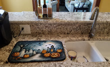 Load image into Gallery viewer, Ghosts Spooky Halloween Dish Drying Mat