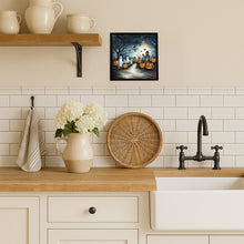 Load image into Gallery viewer, Ghosts Spooky Halloween Framed Metal Print