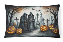 Load image into Gallery viewer, The Grim Reaper Spooky Halloween Fabric Decorative Pillow
