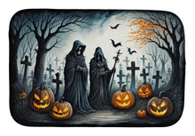 Load image into Gallery viewer, The Grim Reaper Spooky Halloween Dish Drying Mat
