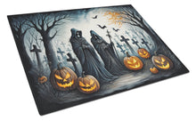 Load image into Gallery viewer, The Grim Reaper Spooky Halloween Glass Cutting Boards – Durable, Decorative Kitchen Art Large