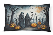 Load image into Gallery viewer, The Grim Reaper Spooky Halloween Fabric Decorative Pillow