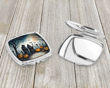 Load image into Gallery viewer, The Grim Reaper Spooky Halloween Compact Mirror – Stylish Purse Mirror with Artistic Covers