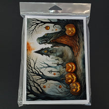 Load image into Gallery viewer, The Weeping Woman Spooky Halloween Greeting Cards -  Blank Note Cards – 8-Pack of Artist-Designed Cards with Envelopes