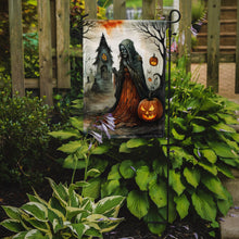 Load image into Gallery viewer, The Weeping Woman Spooky Halloween Garden Flag – Outdoor Decorative Yard Flag