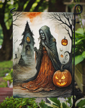 Load image into Gallery viewer, The Weeping Woman Spooky Halloween Garden Flag – Outdoor Decorative Yard Flag