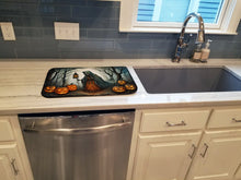 Load image into Gallery viewer, The Weeping Woman Spooky Halloween Dish Drying Mat