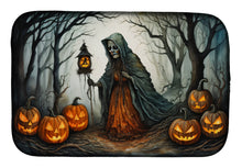 Load image into Gallery viewer, The Weeping Woman Spooky Halloween Dish Drying Mat