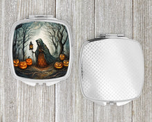 Load image into Gallery viewer, The Weeping Woman Spooky Halloween Compact Mirror – Stylish Purse Mirror with Artistic Covers