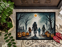 Load image into Gallery viewer, Werewolves Spooky Halloween Doormat -  18x27 Decorative Floor Mat – Indoor/Outdoor Rug