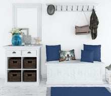 Load image into Gallery viewer, Werewolves Spooky Halloween Fabric Decorative Pillow