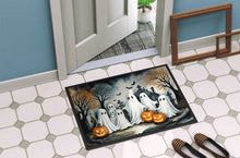 Load image into Gallery viewer, Ghosts Spooky Halloween Doormat -  18x27 Decorative Floor Mat – Indoor/Outdoor Rug