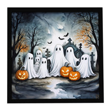Load image into Gallery viewer, Ghosts Spooky Halloween Framed Metal Print