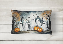 Load image into Gallery viewer, Ghosts Spooky Halloween Fabric Decorative Pillow