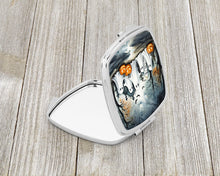 Load image into Gallery viewer, Ghosts Spooky Halloween Compact Mirror – Stylish Purse Mirror with Artistic Covers