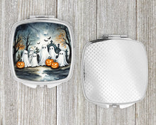 Load image into Gallery viewer, Ghosts Spooky Halloween Compact Mirror – Stylish Purse Mirror with Artistic Covers