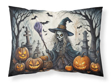Load image into Gallery viewer, Witch Spooky Halloween Fabric Standard Pillowcase – Artistic Decorative Front, White Back