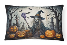 Load image into Gallery viewer, Witch Spooky Halloween Fabric Decorative Pillow