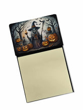 Load image into Gallery viewer, Witch Spooky Halloween Sticky Note Holder- Refiilable Desk Accessory Note Pad