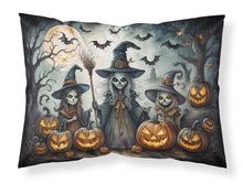 Load image into Gallery viewer, Witches Spooky Halloween Fabric Standard Pillowcase – Artistic Decorative Front, White Back