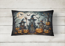 Load image into Gallery viewer, Witches Spooky Halloween Fabric Decorative Pillow