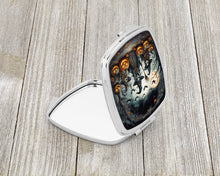 Load image into Gallery viewer, Witches Spooky Halloween Compact Mirror – Stylish Purse Mirror with Artistic Covers