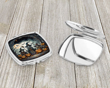 Load image into Gallery viewer, Witches Spooky Halloween Compact Mirror – Stylish Purse Mirror with Artistic Covers