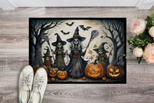 Load image into Gallery viewer, Witches Spooky Halloween Doormat - 24x36 Decorative Floor Mat – Indoor/Outdoor Rug with Artistic Flair