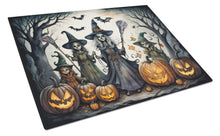 Load image into Gallery viewer, Witches Spooky Halloween Glass Cutting Boards – Durable, Decorative Kitchen Art Large