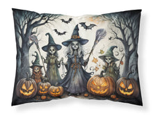 Load image into Gallery viewer, Witches Spooky Halloween Fabric Standard Pillowcase – Artistic Decorative Front, White Back